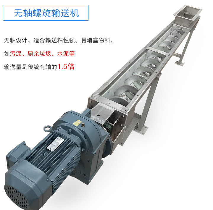 無軸（zhóu）螺旋（xuán）輸送機介紹